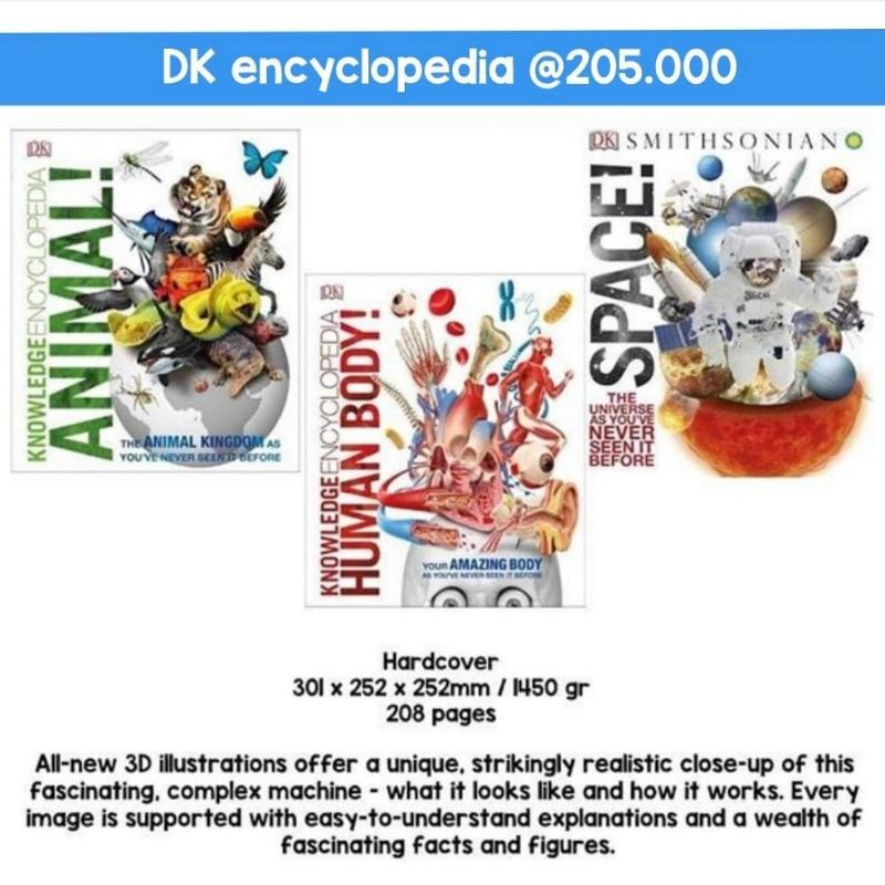 DK encyclopedia space / animal / human body