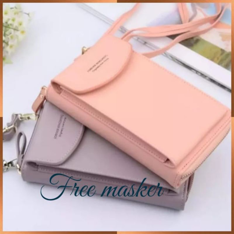 Tas selempang wanita Megan BAELLERY dompet pocket tempat hp