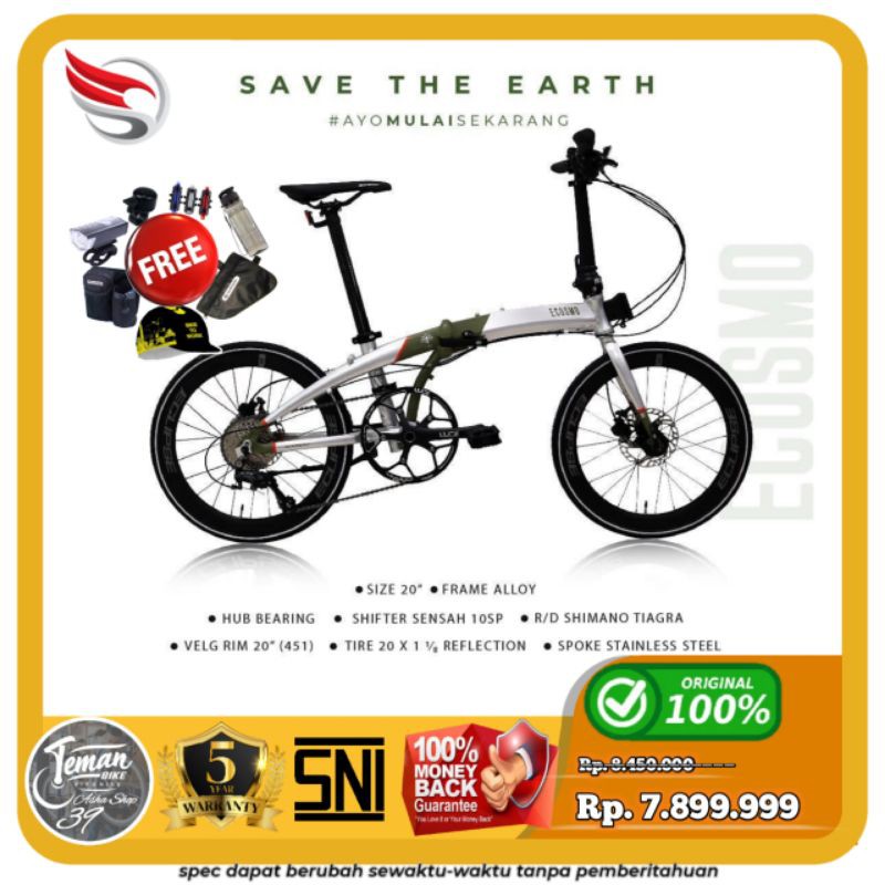 element 69 folding bike