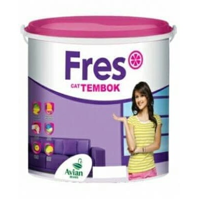CAT TEMBOK FRES SUPER WHITE 5KG BY AVIAN PAINT