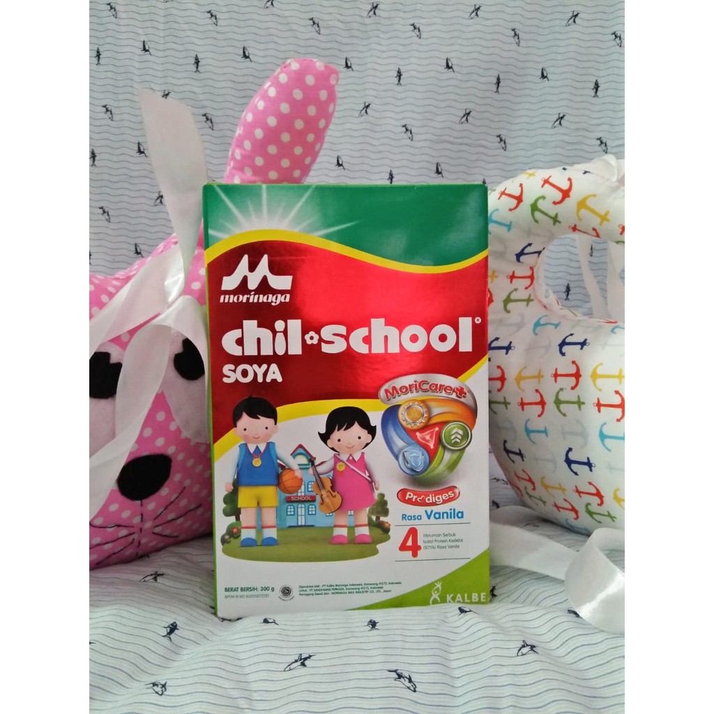 Morinaga Chil School 4 Soya Vanila 300 gr - HTA SUSU / PAMPERS / DIAPERS