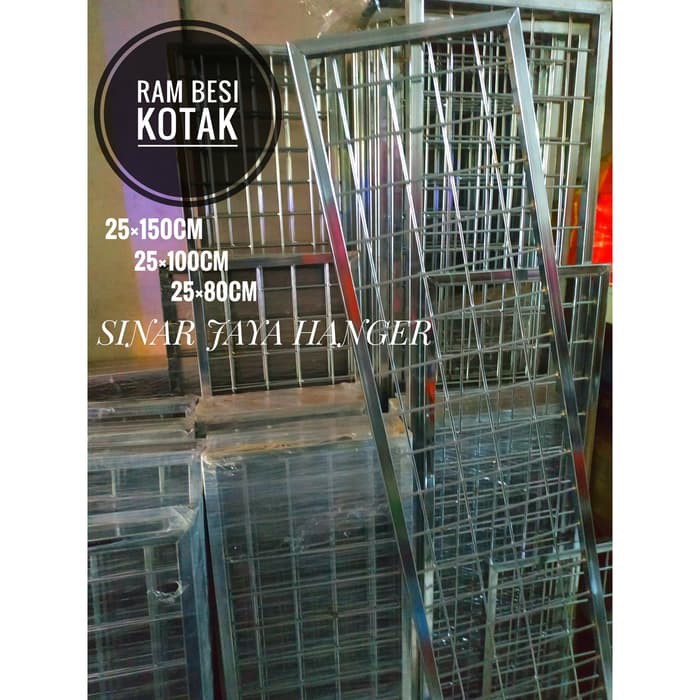 Ram Bingkai Chrome Ukuran 25X80CM