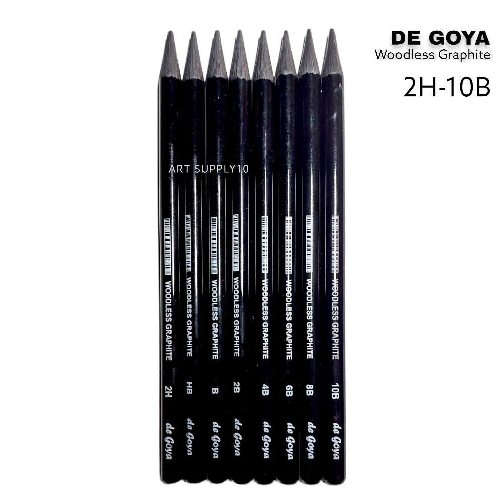 

De Goya Woodless Graphite Pencil 2H-10B / Satuan