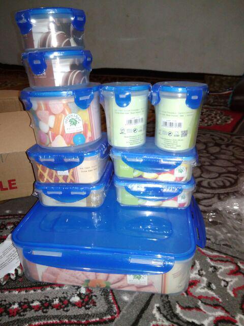 Lock Four Set Isi 10 Pcs Lock4 Biru Pink Ungu Lock 4 Green Leaf Toples Plastik 1.200gr