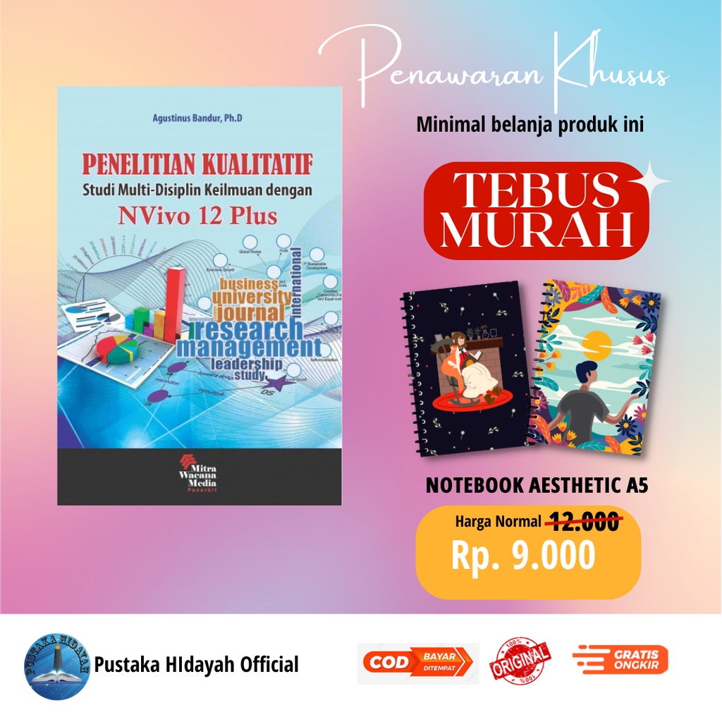 Penelitian Kualitatif Studi Multi - Disiplin Keilmuan Dengan NVivo 12 Plus - Agustinus Bandur