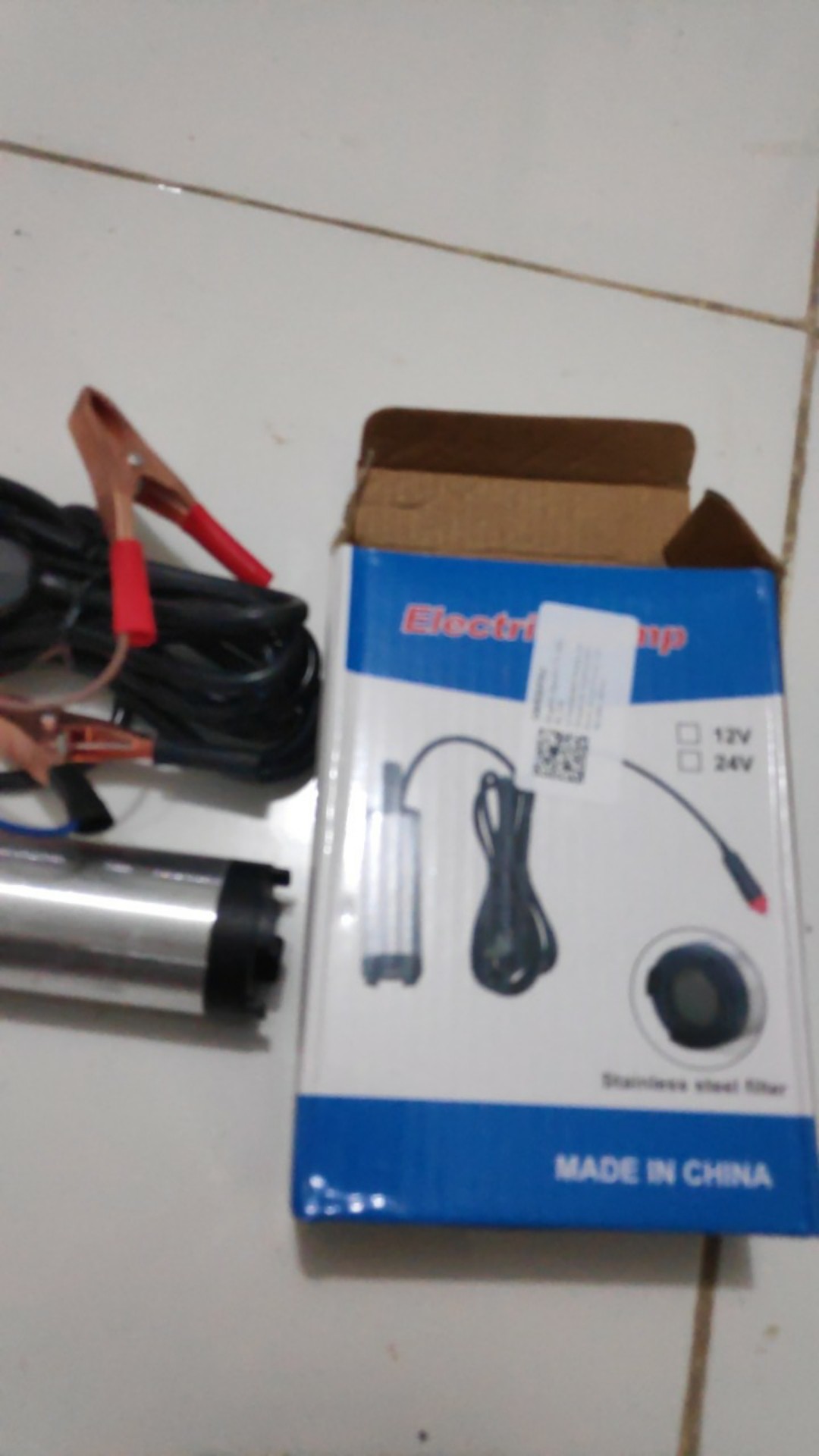 Pompa Air Minyak Oli Submersible Water Diesel Pump 12v Sangat Laku