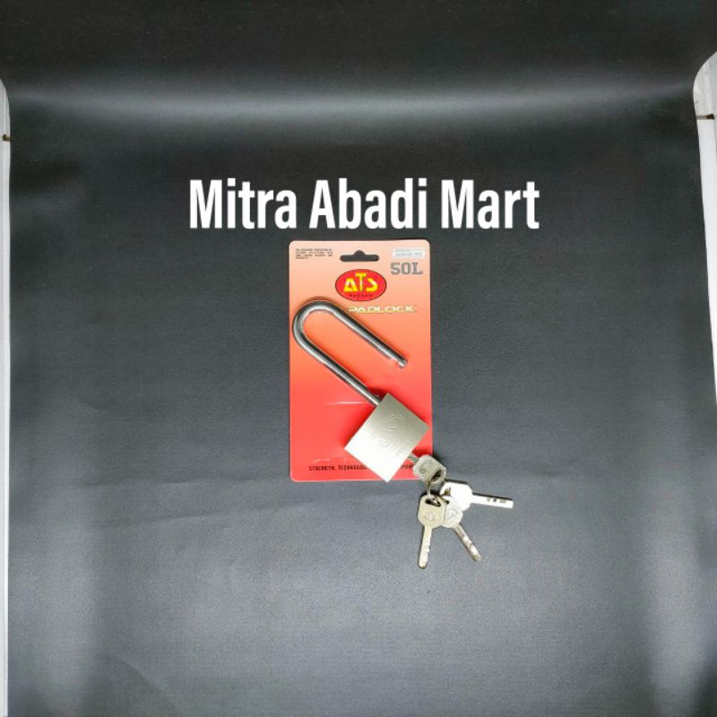 Gembok ATS 50mm Panjang / Gembok Rumah ATS 50mm Panjang / Gembok Motor ATS 50mm Panjang