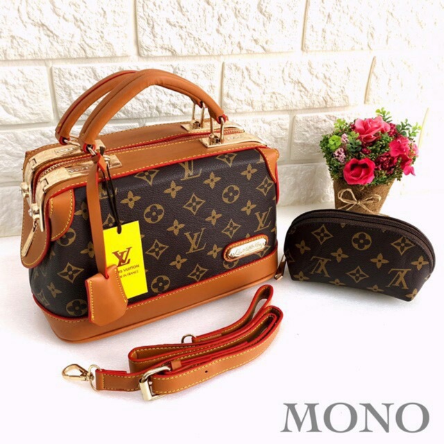 Tas DAMIER MONO DOCTOR import tas batam set dompet