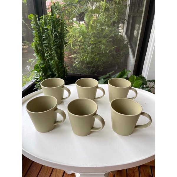 Gelas Keramik / Gelas Teh / Gelas Kopi / Cangkir Keramik ala Cafe