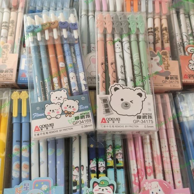 

><><><] ISI 12pcs PULPEN GEL TINTA HAPUS / PULPEN HAPUS AODEMEI / PULPEN AJAIB
