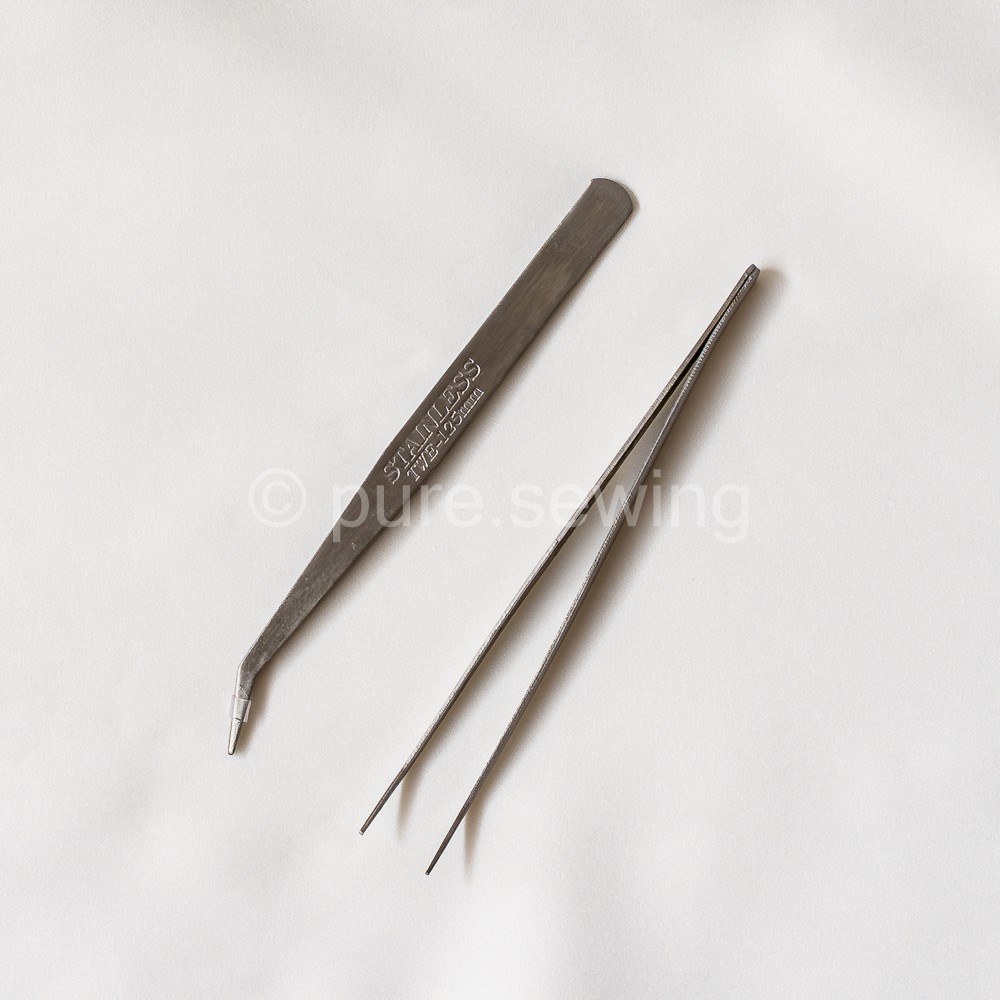 Tweezer / Pinset / Pinset Bengkok / Pinset Craft-12.5 cm