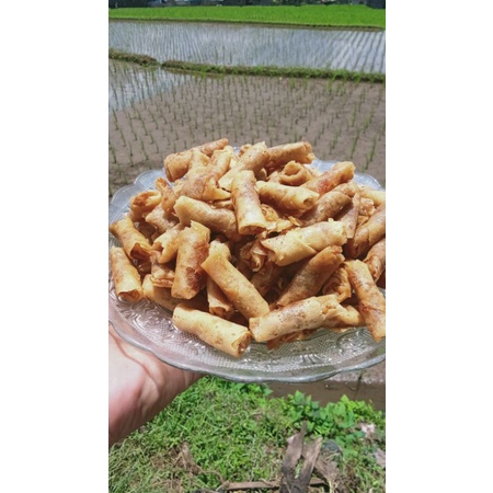 

(GROSIR SUMPIA udang original 1kg)SUMPIA UDANG REBON GURIH/SNACK KILOAN/