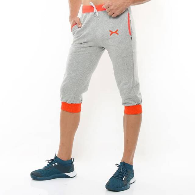 FCS-004AO Celana jogger sport fitness FLEX abu