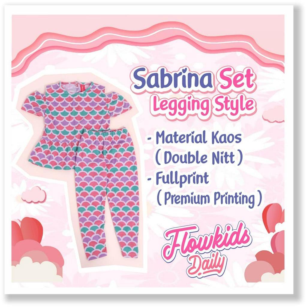 SETELAN ANAK PEREMPUAN DAILY SABRINA SET LEGGING 2-5TH