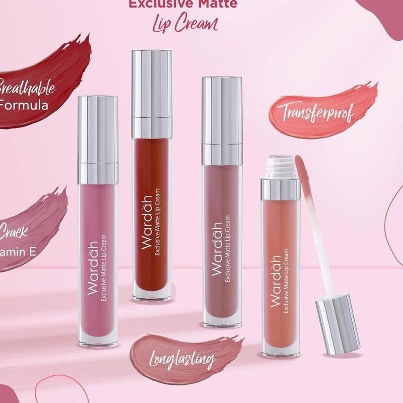 WARDAH EXCLUSIVE MATTE LIP CREAM 18 WARNA