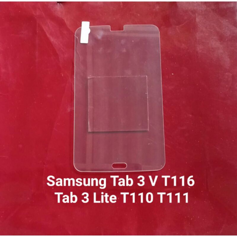 tempered glass Samsung Tab 3V T116 / Tab 3 lite T110 . T111 tablet anti gores screen guard