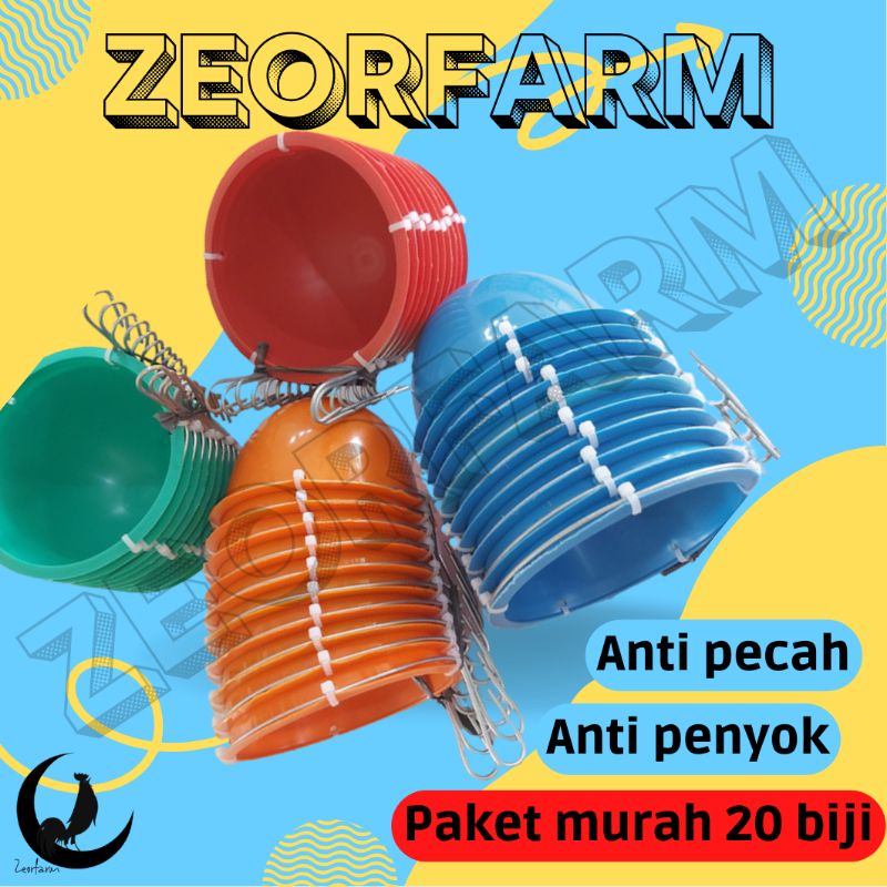 paket 20 biji batok wadah pakan murah zeorfarm