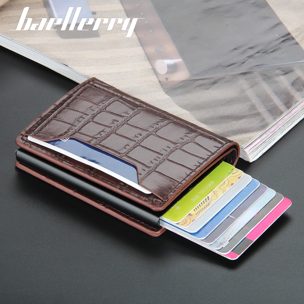 ORIGINAL BAELLERRY DOMPET UANG DAN KARTU LONTAR K9139 FITUR RFID KUALITAS PREMIUM