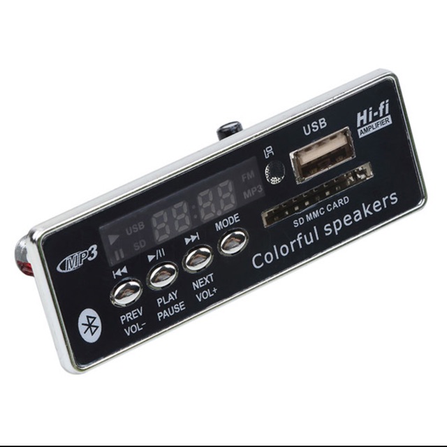 Modul Tape Bluetooth Audio MP3 Player Mobil Dengan USB dan Slot SD Card