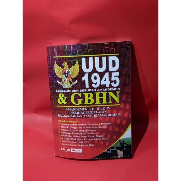 UUD 1945
SEBELUM DAN SESUDAH AMANDEMEN & GBHN