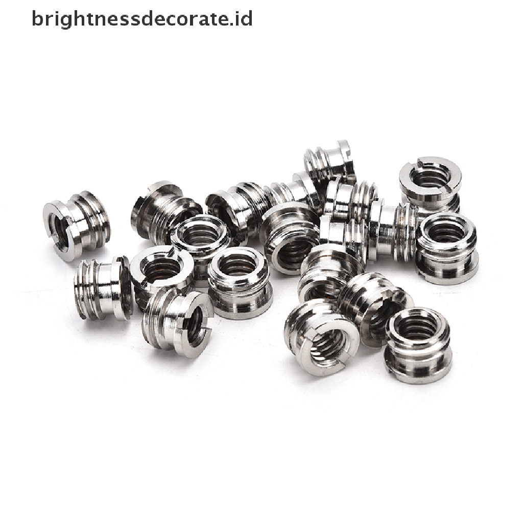 1 Pak (10Pcs) Sr10 3 / 8 &quot;- 16-1 / 4&quot; - 20 &quot;Adapter Konverter Sekrup Bushing