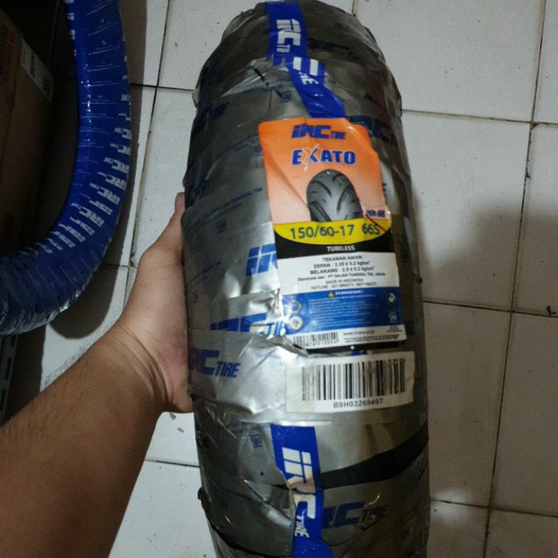 Ban luar irc tubeless 150/60-17 exato nr88