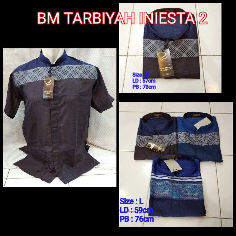 Baju Koko Tarbiyah Iniesta 2 lengan pendek