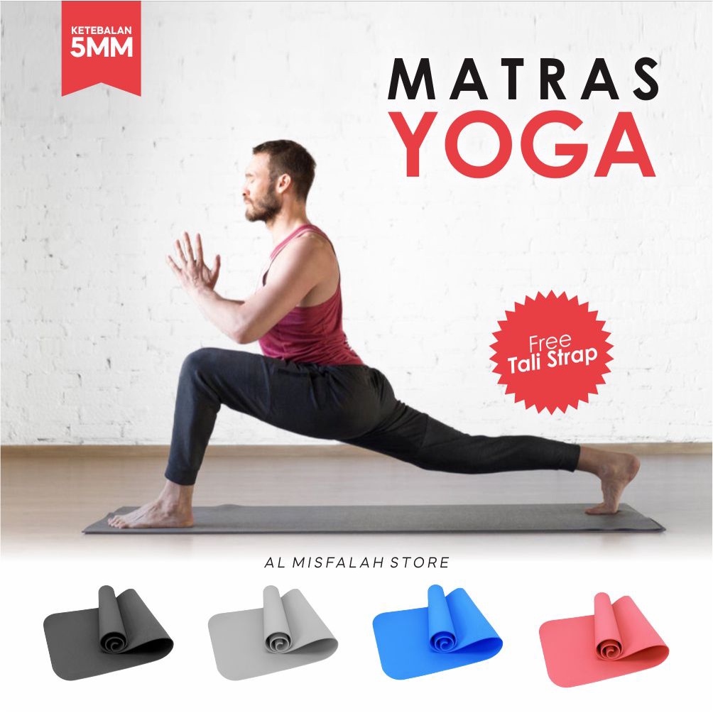 Almisfalah Matras Yoga Matras Olahraga Alat Olahraga Matras Olahraga Outdoor 010