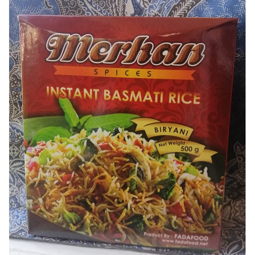 

Merhan Beras Basmati dan Bumbu varian Biryani