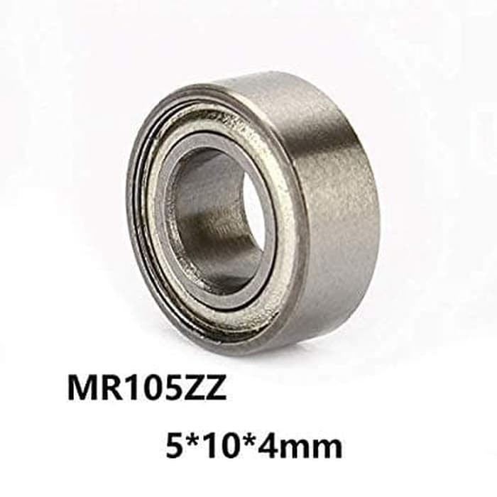 MR105ZZ MR 105 ZZ Miniature Ball Bearing Tutup Besi 5x10x4 mm