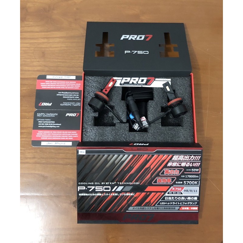Lampu LED PRO7 Type P.750 H8/9/11, H7, HB3, HIR2