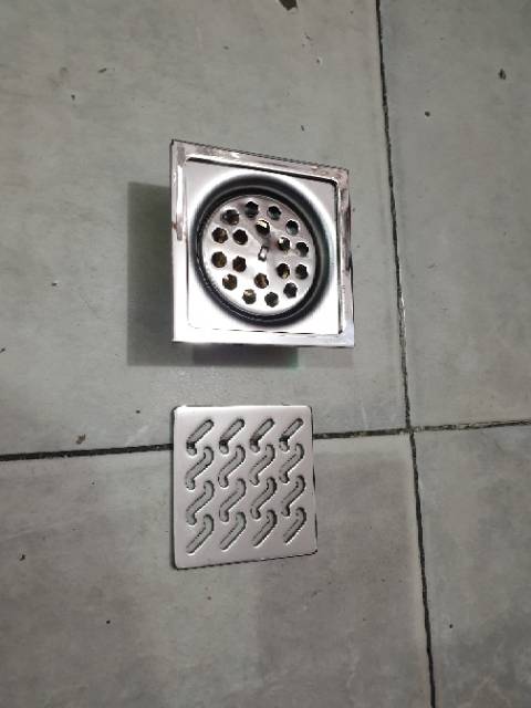 Saringan got / floor drain stainless tebal 5mm anti bau PROMO TERMURAH