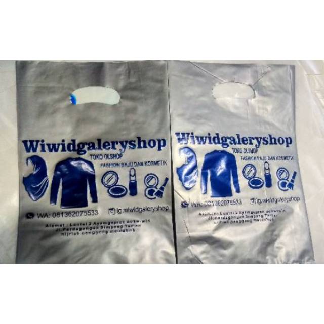 

Sablon Plastik Packing CUSTOM BRAND TOKO | ISI 100 PCS