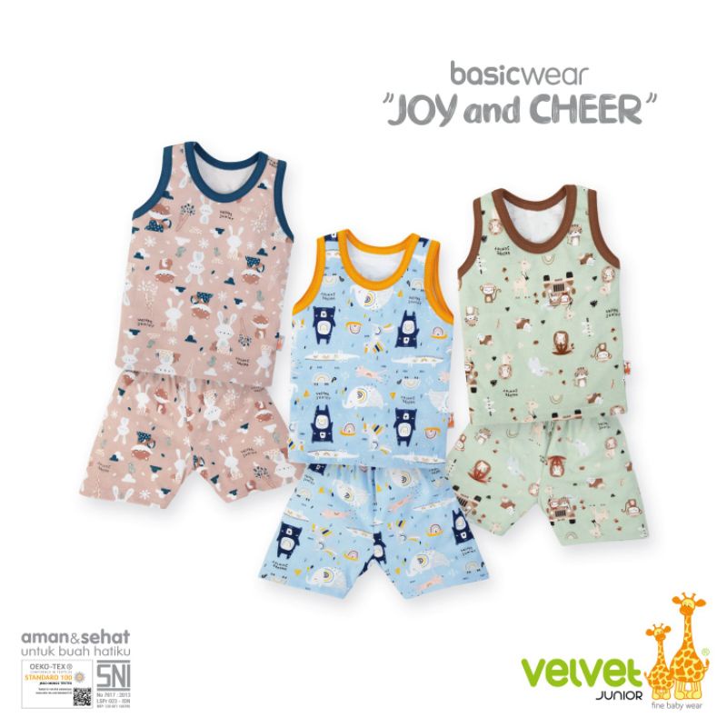 (1PC) VELVET STELAN SINGLET MOTIF TERBARU