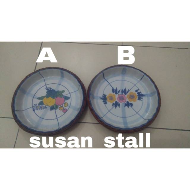 Piring lauk bulat kecil produk sango