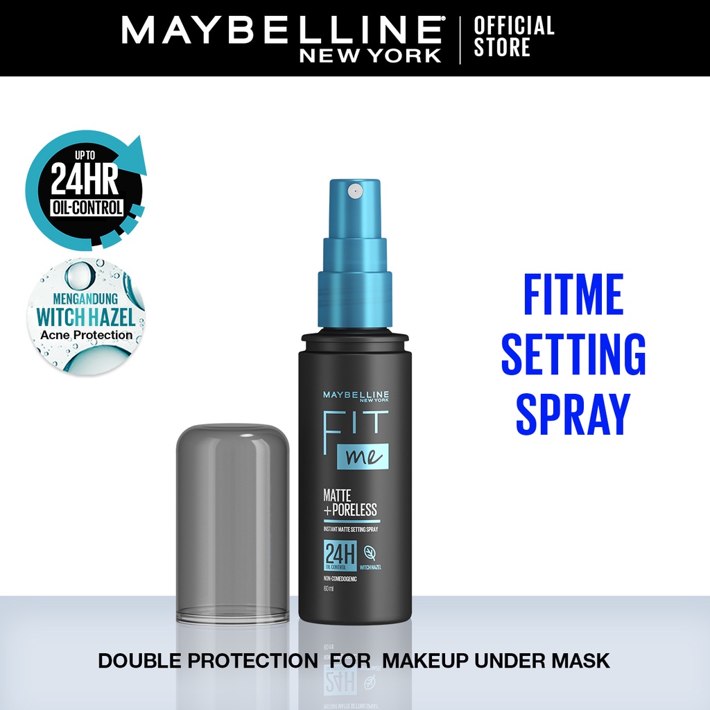 Maybelline Fit Me Setting Spray - Makeup Kosmetik Wajah - 60ml