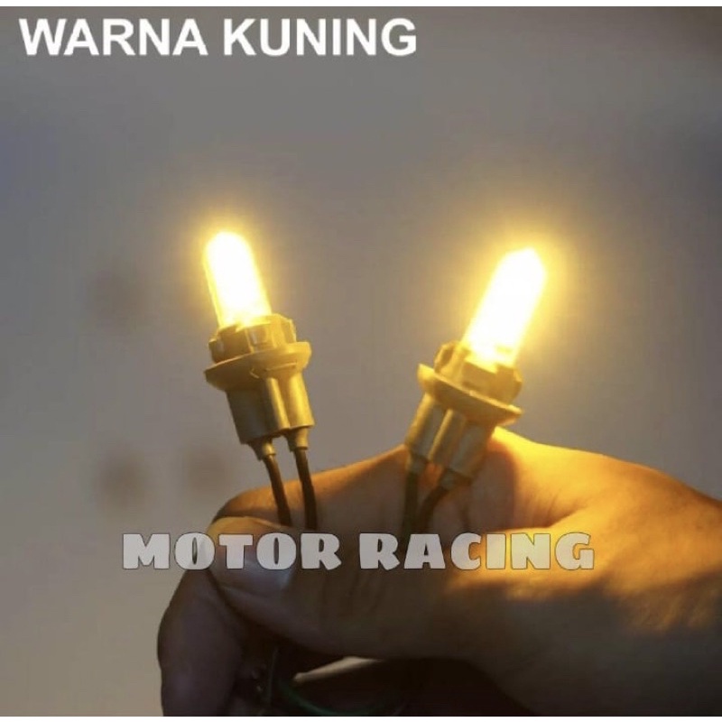 HARGA 4 PCS - Lampu Sen Sein KEDIP STROBO Jelly Jellyfish 6 Mata Led Reting Motor - Variasi Warna