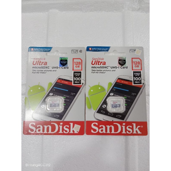 MEMORY CARD 100%ORI, MMC SANDISK 128 GB CLASS 10 SPEED 100