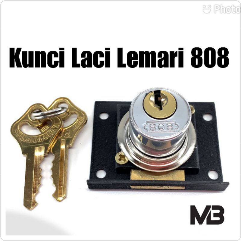 Kunci Laci Lemari Merek 808 Original 22mm