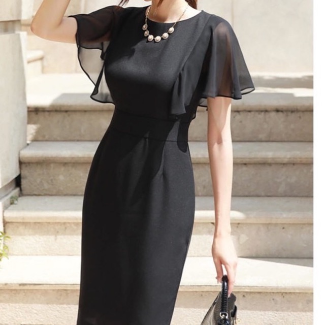 Chiobushop - (Nana) Midi Dress Casual Party Korean style Dress Wanita