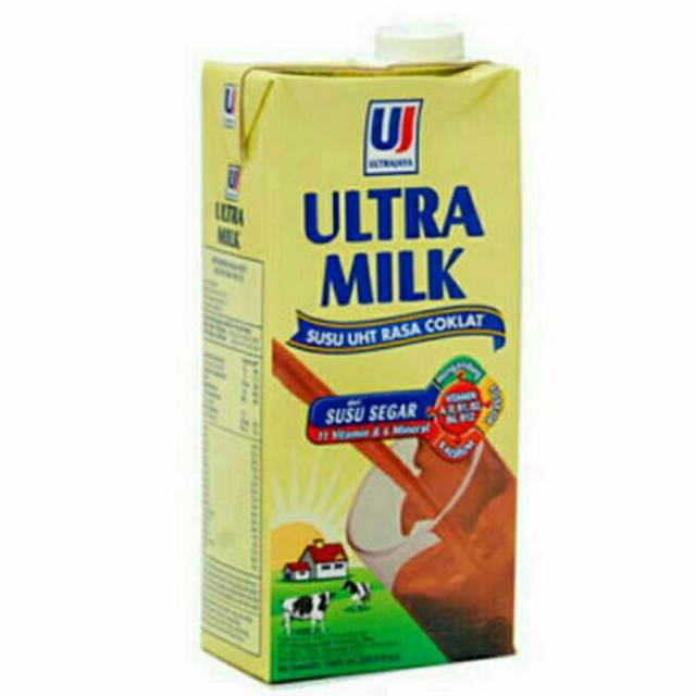

Ultra milk UHT coklat 1 L