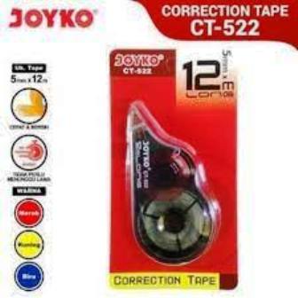 

Joyko Correction Tape Pita Koreksi Roll Tipex Tip-Ex Tip X 12m CT-522
