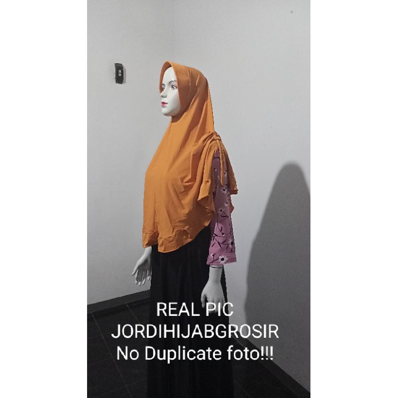 KERUDUNG JERSEY JILBAB INSTAN KHIMAR ZULEIKHO Farkha Serut Hijab serut kanan kiri jumbo JERSEY MURAH-1