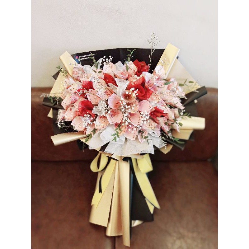 Hand bouquet / Money bouquet / Bunga uang / Bunga uang/ buket uang