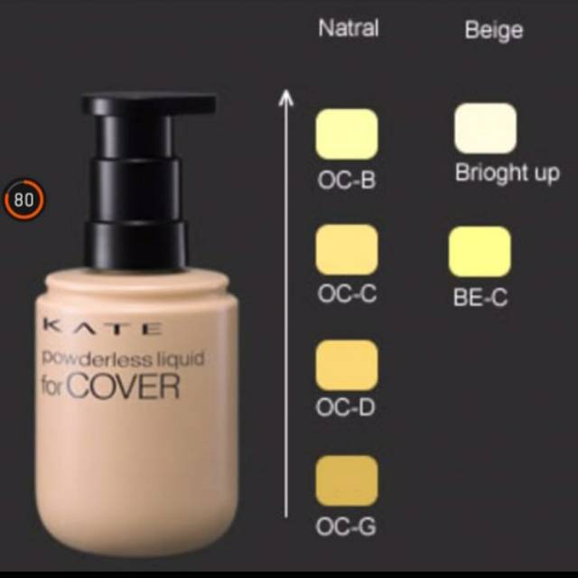 kate powderless liquid for cover