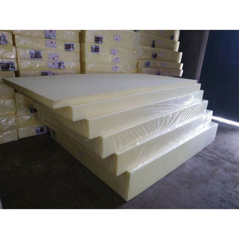 Gardenglories Kasur Busa Super Yellow Lembaran 120X200X10Cm Kasur Spon Paket Bantal Guling Set