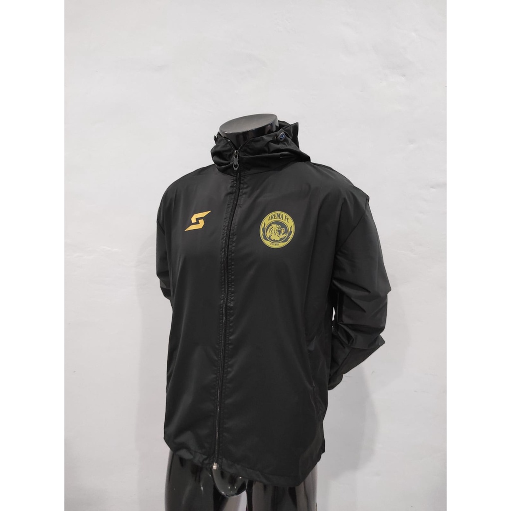 JAKET PARASUT TRAINING AREMA FC BLACK