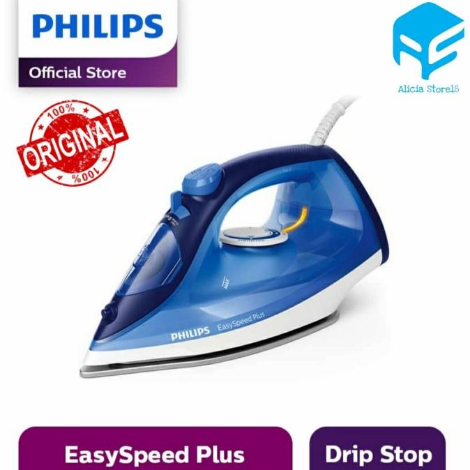 Philips GC2145|25 Setrika Uap - Sistem Penghenti Tetesan, Calc Clean