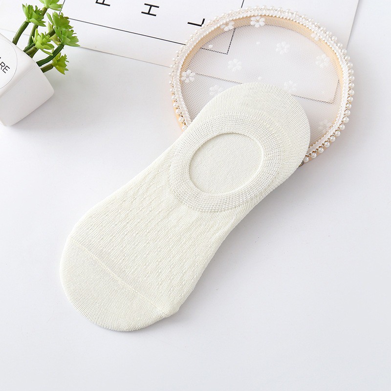 MURMURE.ID | KAOS KAKI HIDDEN DI BAWAH MATA KAKI PRIA WANITA ANKLE SOCK BASIC IMPORT CS042-IVORY