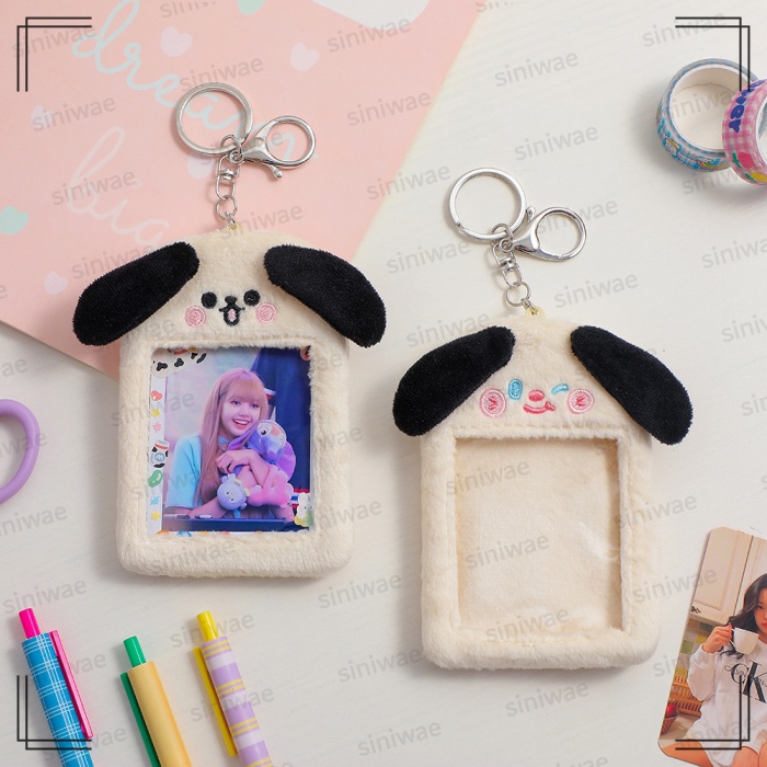 Photocard Holder Boneka Gantungan Kunci PC Card Holder Doll Ganci Bulu